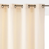 Штора Из велюра с люверсами Velvet 260 x 135 см белый LA REDOUTE INTERIEURS  фото, kupilegko.ru